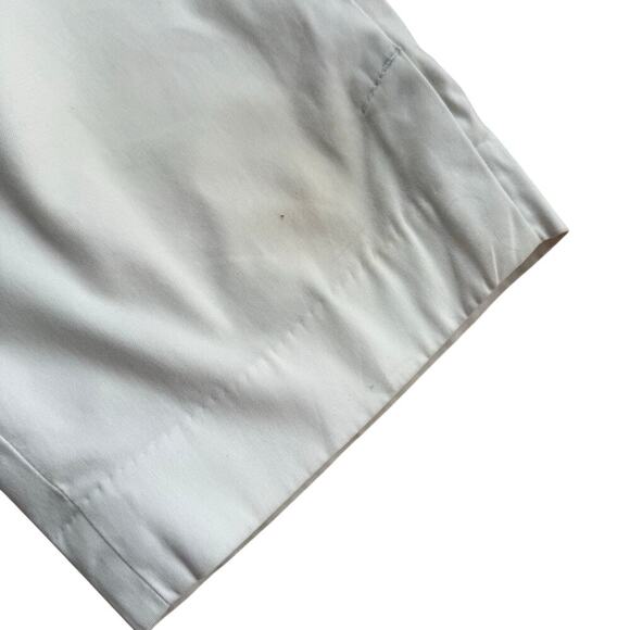 Talbots White Perfect Skimmer Cropped Pedal Pusher Pants Size 8P Casual Mature - Picture 6 of 13